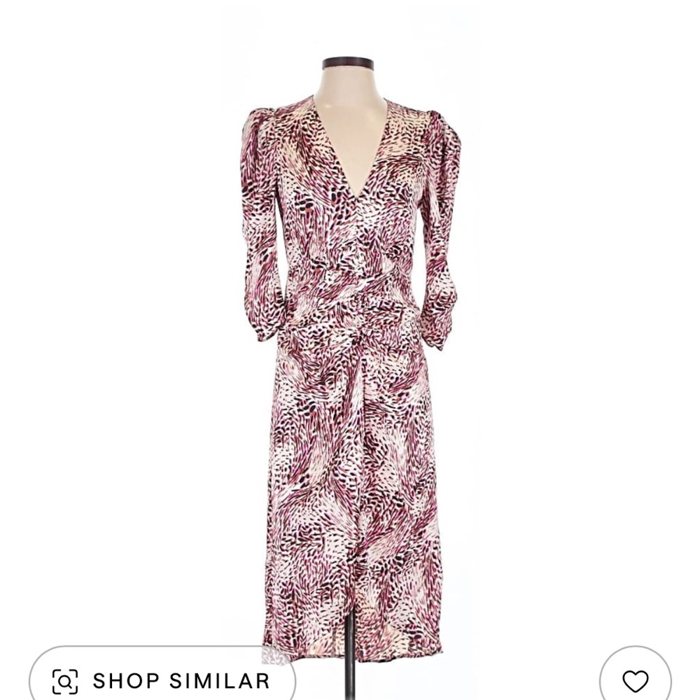 Express Multicolor Long Sleeve Dress